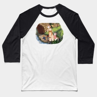 1910s Aristocratic Cats Illustration Baseball T-Shirt